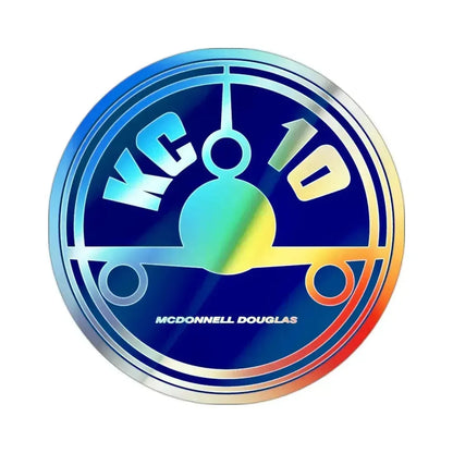 78th ARS with KC 10 (U.S. Air Force) Holographic STICKER Die-Cut Vinyl Decal 2 Inch Holographic - The Sticker Space