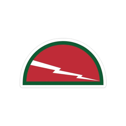78th Infantry Division SSI (U.S. Army) REVERSE PRINT Transparent Die-Cut STICKER 2 Inch Die-Cut Transparent - The Sticker Space