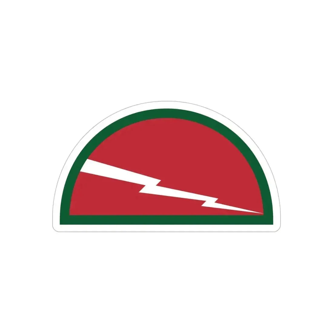 78th Infantry Division SSI (U.S. Army) REVERSE PRINT Transparent Die-Cut STICKER 6 Inch Die-Cut Transparent - The Sticker Space