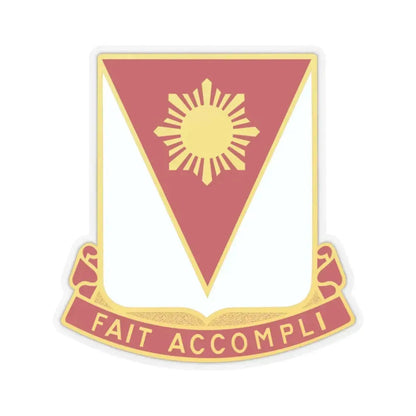 79 Engineer Battalion (U.S. Army) STICKER Vinyl Kiss-Cut Decal 2 Inch Transparent - The Sticker Space