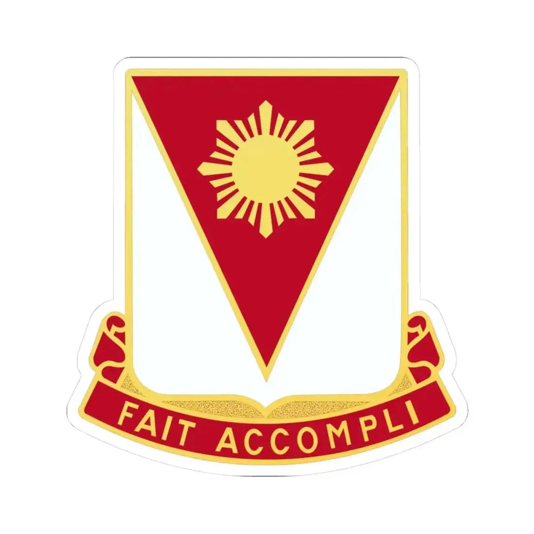 79 Engineer Battalion (U.S. Army) STICKER Vinyl Kiss-Cut Decal 3 Inch White - The Sticker Space