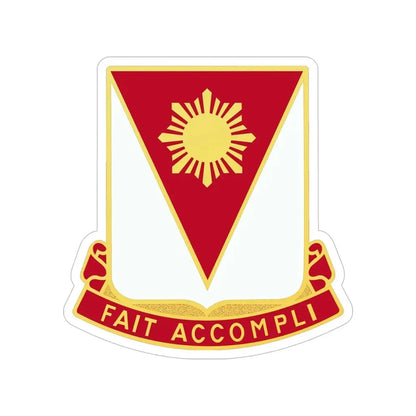 79 Engineer Battalion (U.S. Army) Transparent STICKER Die-Cut Vinyl Decal - The Sticker Space