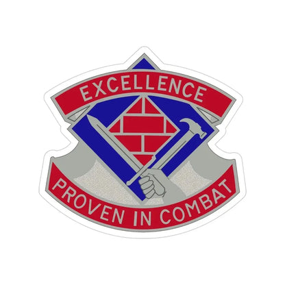 79 Engineer Group (U.S. Army) Transparent STICKER Die-Cut Vinyl Decal 4 Inch - The Sticker Space