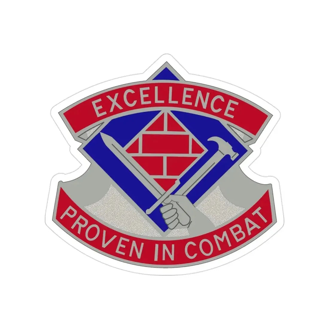 79 Engineer Group (U.S. Army) Transparent STICKER Die-Cut Vinyl Decal - The Sticker Space