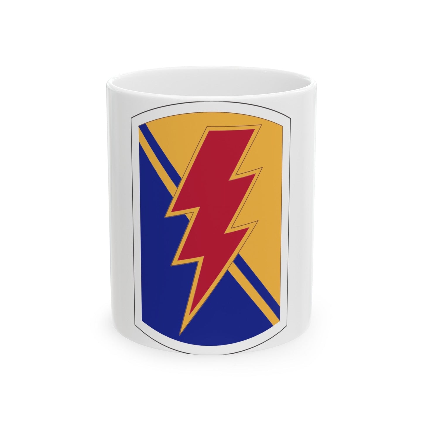 79 Infantry Brigade Combat Team insignia (U.S. Army) White Coffee Mug-11oz-The Sticker Space