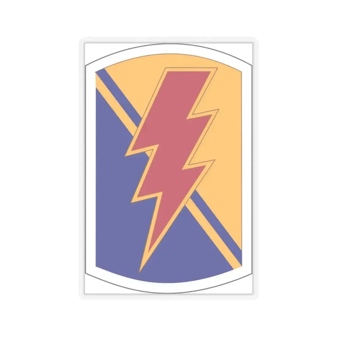 79 Infantry Brigade Combat Team insignia (U.S. Army) STICKER Vinyl Kiss-Cut Decal 4 Inch Transparent - The Sticker Space