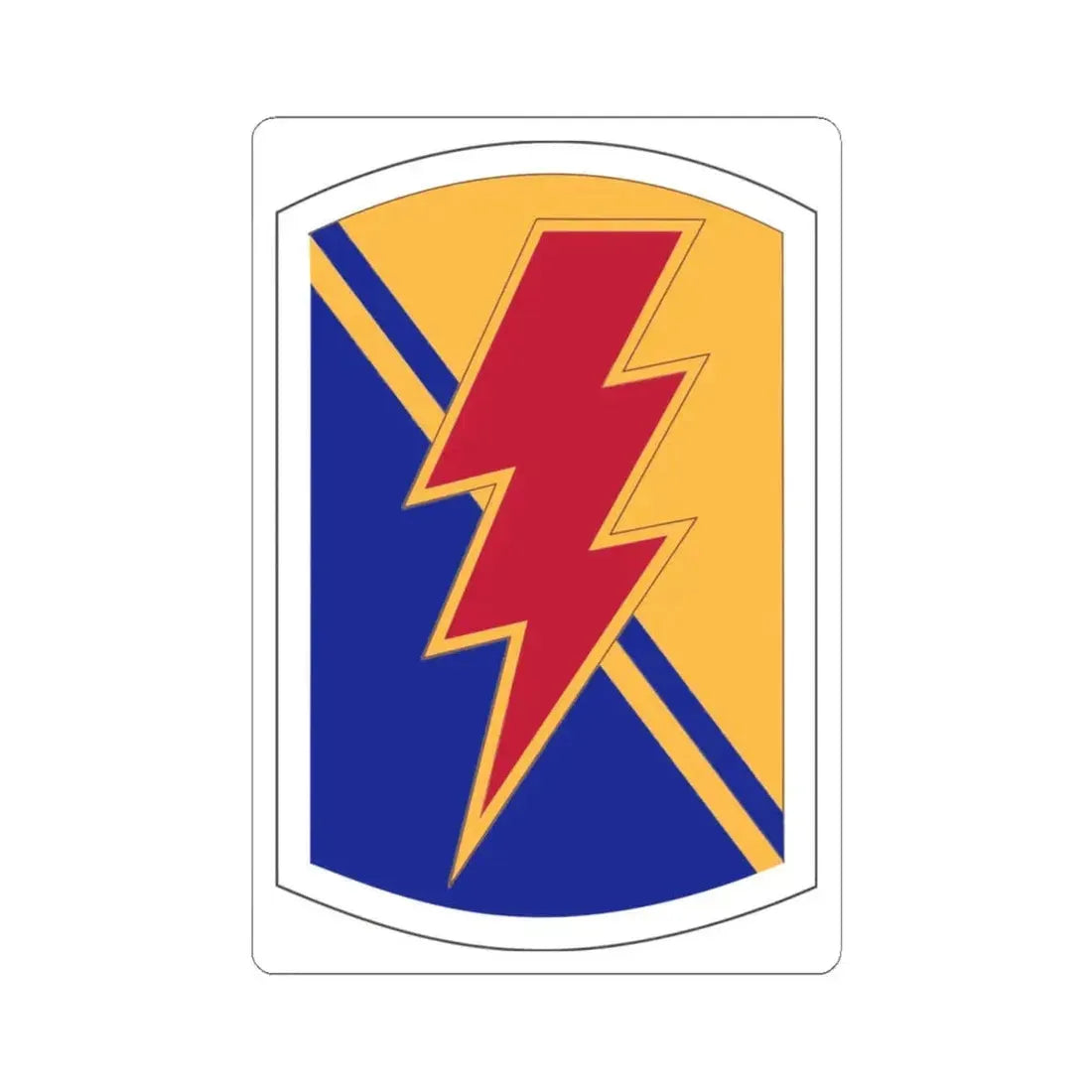 79 Infantry Brigade Combat Team insignia (U.S. Army) STICKER Vinyl Kiss-Cut Decal 4 Inch White - The Sticker Space