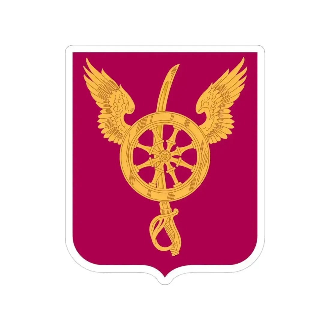 79 Ordnance Battalion Obsolete Insignia 2 (U.S. Army) Transparent STICKER Die-Cut Vinyl Decal 3 Inch - The Sticker Space