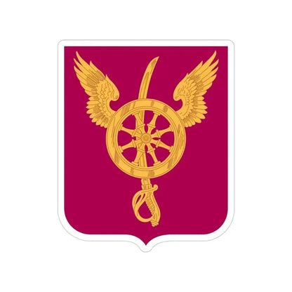 79 Ordnance Battalion Obsolete Insignia 2 (U.S. Army) Transparent STICKER Die-Cut Vinyl Decal 4 Inch - The Sticker Space