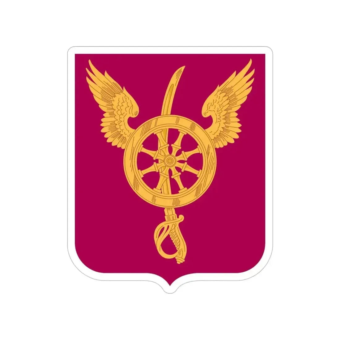 79 Ordnance Battalion Obsolete Insignia 2 (U.S. Army) Transparent STICKER Die-Cut Vinyl Decal - The Sticker Space