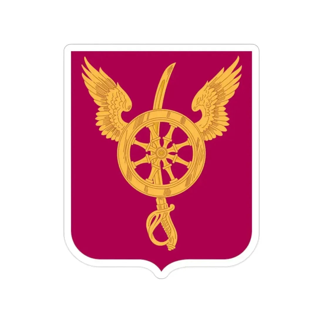 79 Ordnance Battalion Obsolete Insignia 2 (U.S. Army) Transparent STICKER Die-Cut Vinyl Decal - The Sticker Space