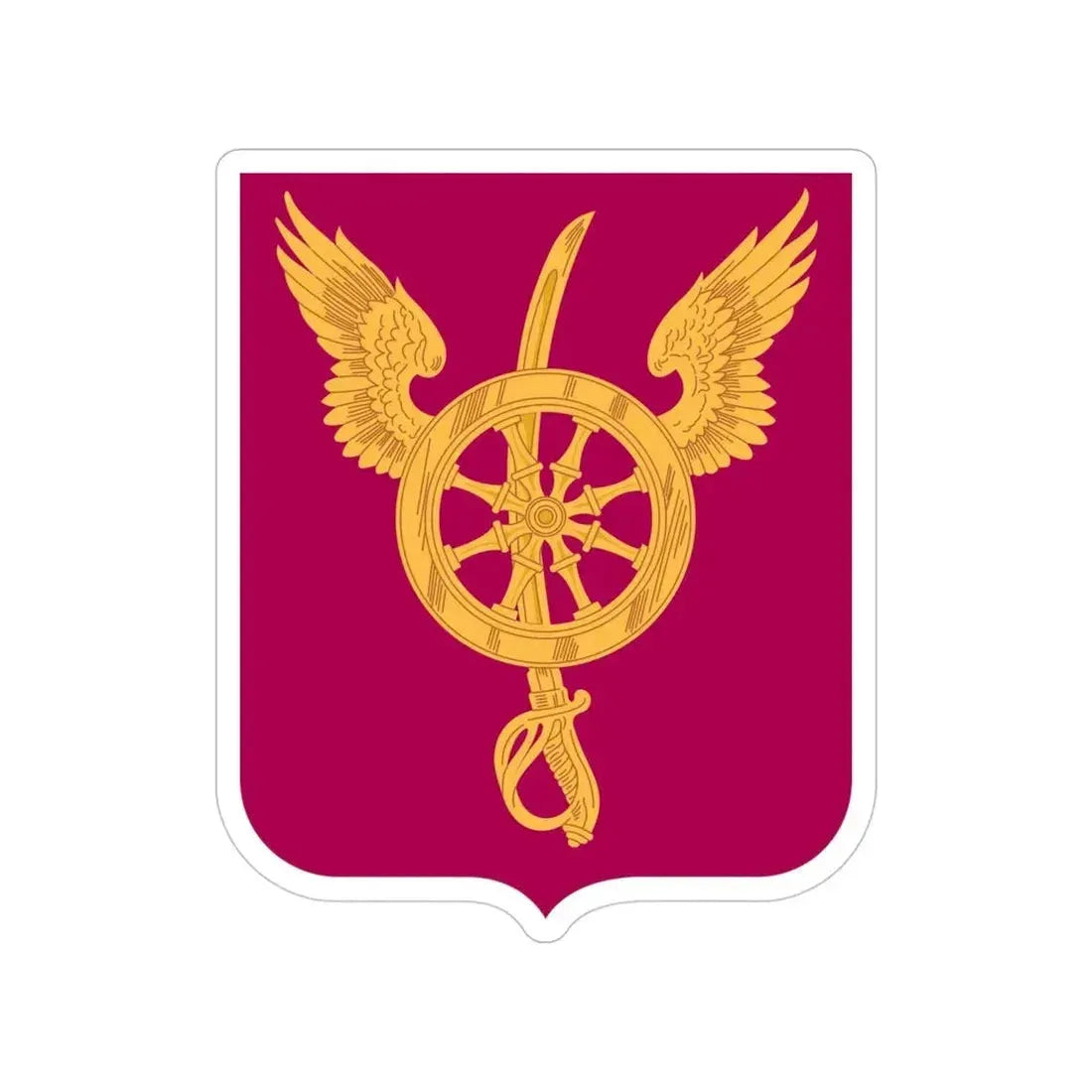 79 Ordnance Battalion Obsolete Insignia 2 (U.S. Army) Transparent STICKER Die-Cut Vinyl Decal - The Sticker Space