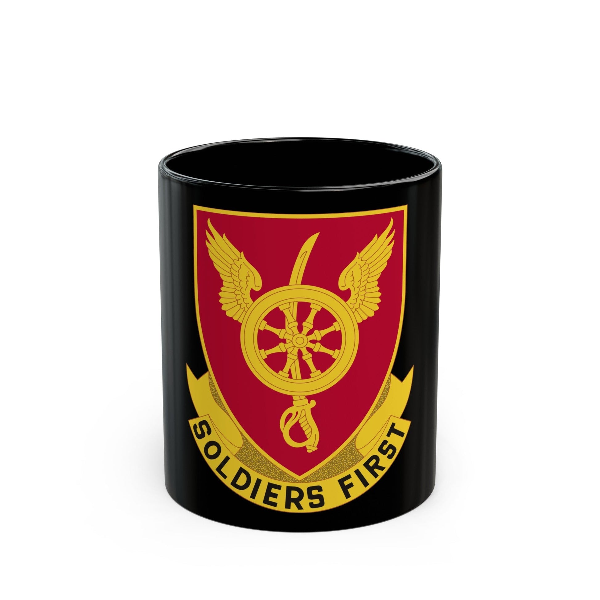 79 Ordnance Battalion Obsolete Insignia (U.S. Army) Black Coffee Mug-11oz-The Sticker Space