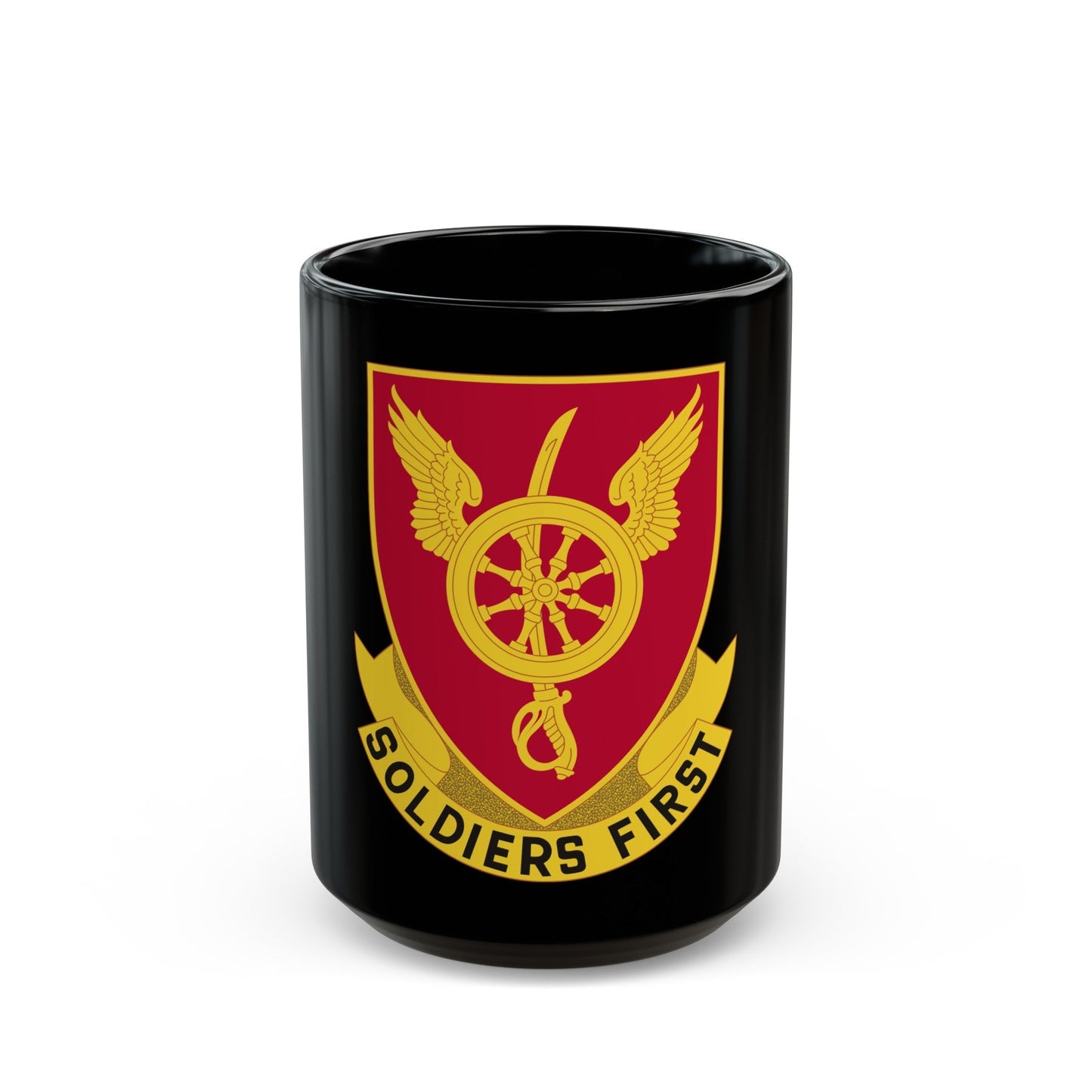 79 Ordnance Battalion Obsolete Insignia (U.S. Army) Black Coffee Mug-15oz-The Sticker Space