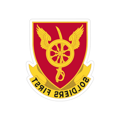 79 Ordnance Battalion Obsolete Insignia (U.S. Army) REVERSE PRINT Transparent STICKER-4 Inch-The Sticker Space