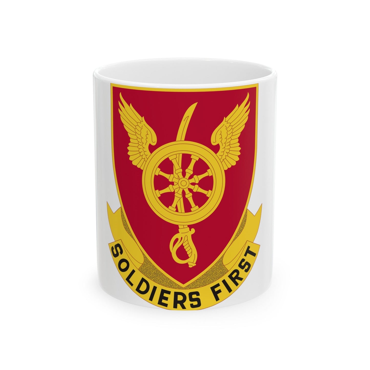 79 Ordnance Battalion Obsolete Insignia (U.S. Army) White Coffee Mug-11oz-The Sticker Space