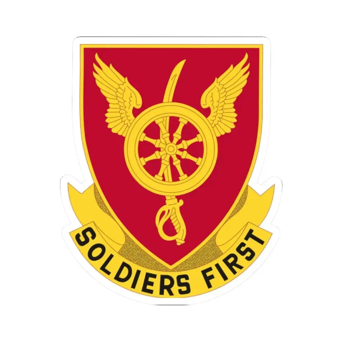 79 Ordnance Battalion Obsolete Insignia (U.S. Army) STICKER Vinyl Kiss-Cut Decal 2 Inch White - The Sticker Space