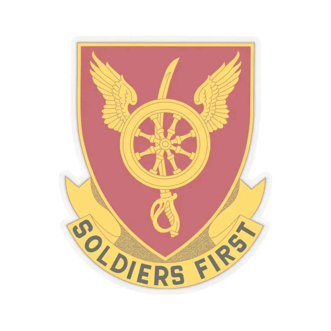 79 Ordnance Battalion Obsolete Insignia (U.S. Army) STICKER Vinyl Kiss-Cut Decal 3 Inch Transparent - The Sticker Space