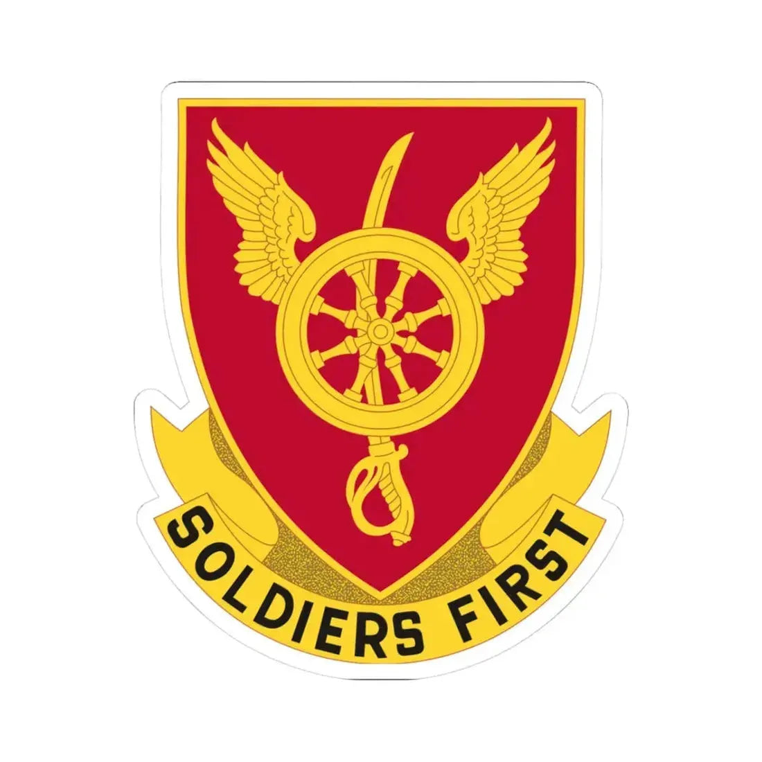 79 Ordnance Battalion Obsolete Insignia (U.S. Army) STICKER Vinyl Kiss-Cut Decal 3 Inch White - The Sticker Space