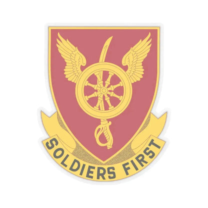 79 Ordnance Battalion Obsolete Insignia (U.S. Army) STICKER Vinyl Kiss-Cut Decal 4 Inch Transparent - The Sticker Space