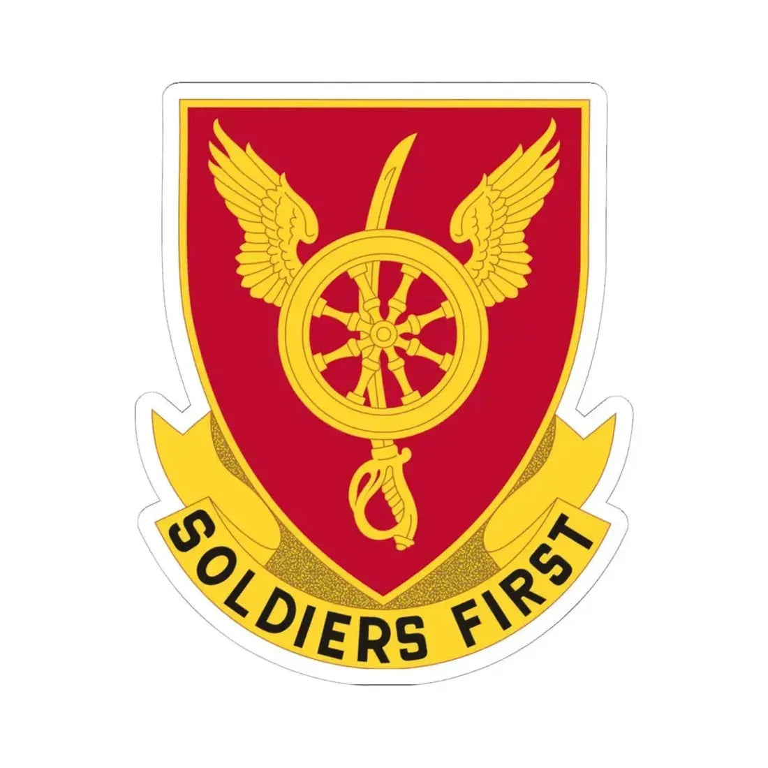 79 Ordnance Battalion Obsolete Insignia (U.S. Army) STICKER Vinyl Kiss-Cut Decal 6 Inch White - The Sticker Space