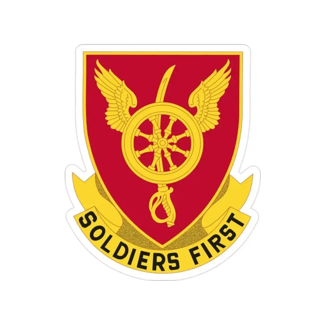 79 Ordnance Battalion Obsolete Insignia (U.S. Army) Transparent STICKER Die-Cut Vinyl Decal 2 Inch - The Sticker Space