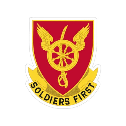 79 Ordnance Battalion Obsolete Insignia (U.S. Army) Transparent STICKER Die-Cut Vinyl Decal 3 Inch - The Sticker Space