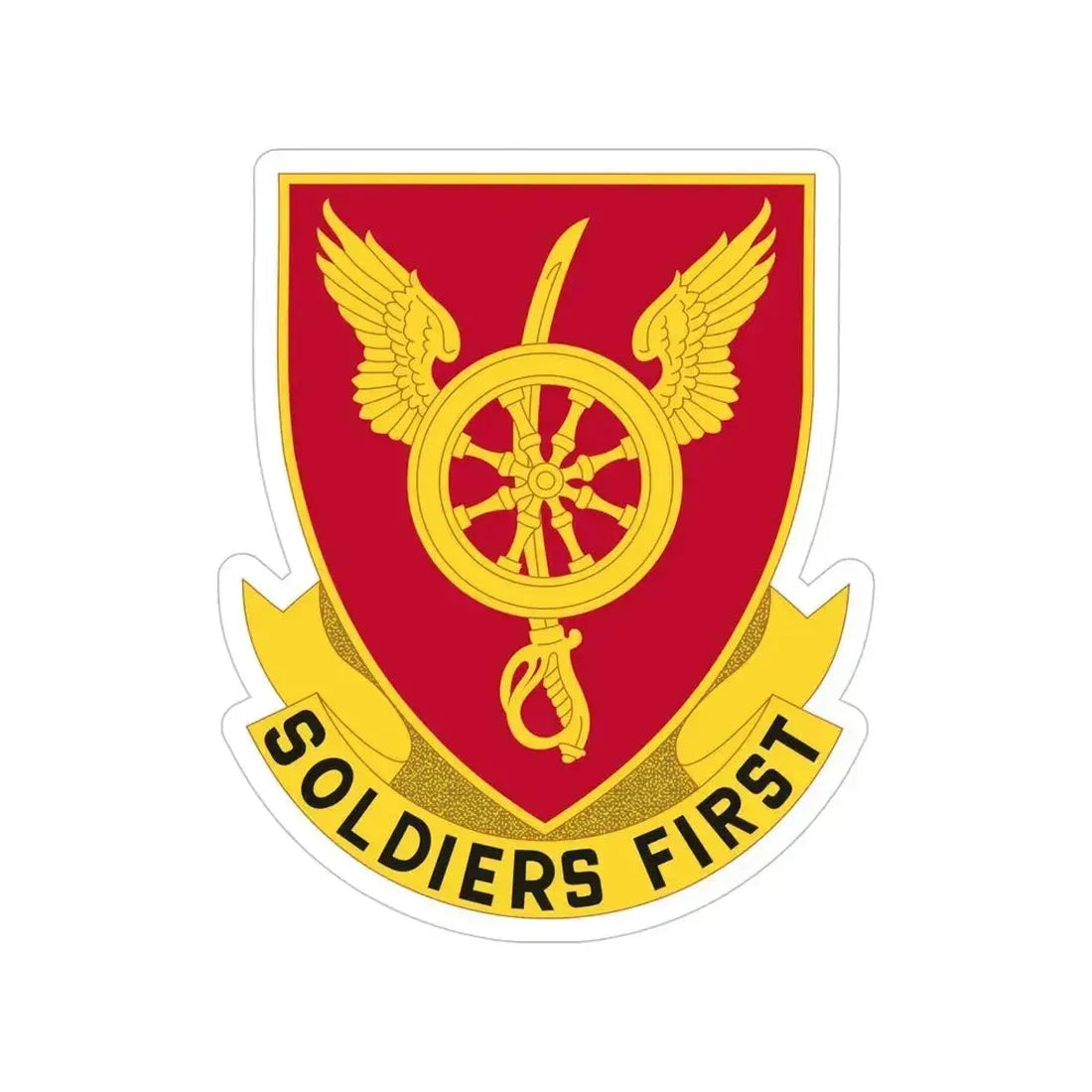 79 Ordnance Battalion Obsolete Insignia (U.S. Army) Transparent STICKER Die-Cut Vinyl Decal 5 Inch - The Sticker Space