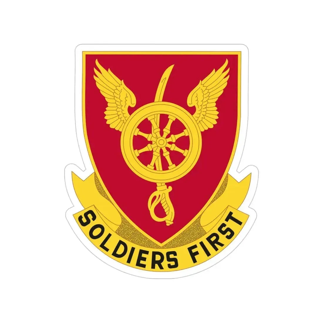 79 Ordnance Battalion Obsolete Insignia (U.S. Army) Transparent STICKER Die-Cut Vinyl Decal - The Sticker Space