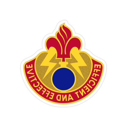 79 Ordnance Battalion (U.S. Army) REVERSE PRINT Transparent STICKER-2" × 2"-The Sticker Space