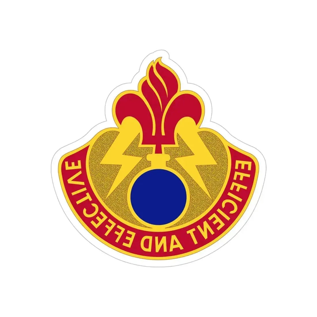 79 Ordnance Battalion (U.S. Army) REVERSE PRINT Transparent Die-Cut STICKER - The Sticker Space