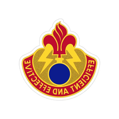 79 Ordnance Battalion (U.S. Army) REVERSE PRINT Transparent Die-Cut STICKER - The Sticker Space