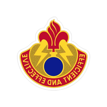 79 Ordnance Battalion (U.S. Army) REVERSE PRINT Transparent Die-Cut STICKER - The Sticker Space