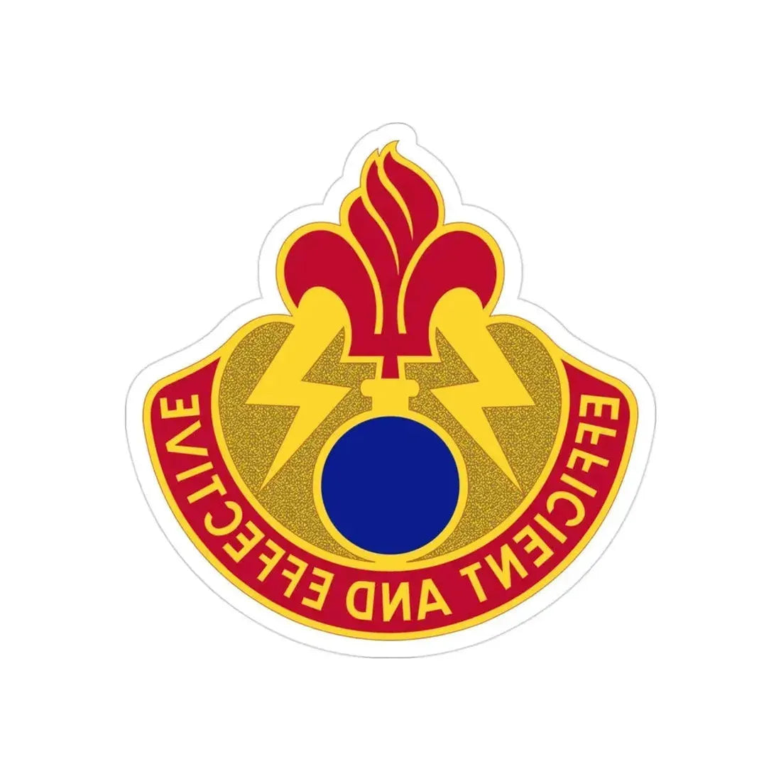 79 Ordnance Battalion (U.S. Army) REVERSE PRINT Transparent Die-Cut STICKER - The Sticker Space