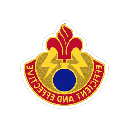 79 Ordnance Battalion (U.S. Army) REVERSE PRINT Transparent Die-Cut STICKER - The Sticker Space