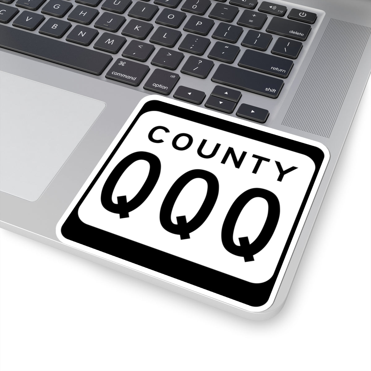 WIS County QQQ (Wisconsin) (Road Sign) STICKER Vinyl Kiss-Cut Decal