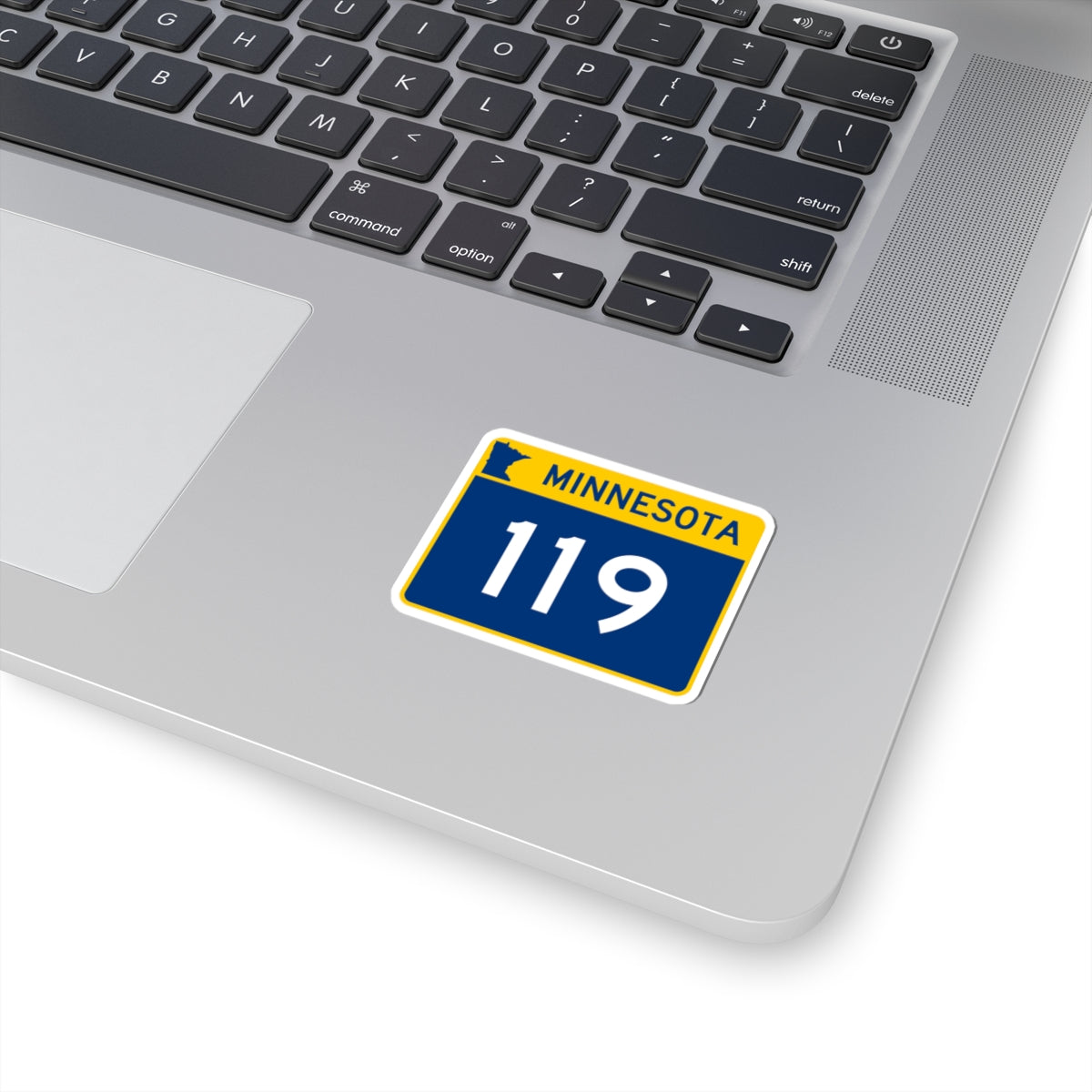 MN-119 wide (Minnesota) (Road Sign) STICKER Vinyl Kiss-Cut Decal