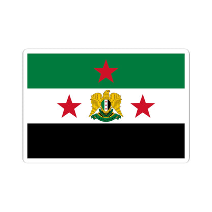 Flag of the Minister of Defense of Syria 2024present (Syria) STICKER Vinyl Kiss-Cut Decal