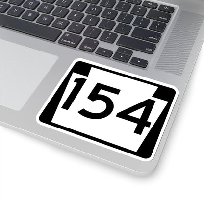 PA-154 (Pennsylvania) (Road Sign) STICKER Vinyl Kiss-Cut Decal
