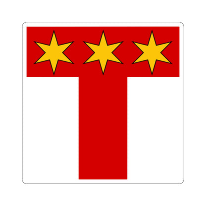 CHE Ammann Flag (Switzerland) STICKER Vinyl Kiss-Cut Decal