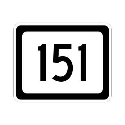 WV-151 (Virginia) (Road Sign) STICKER Vinyl Kiss-Cut Decal