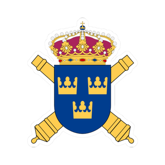 Artilleriregementet vapen (Sweden) (Coat of Arms) STICKER Vinyl Kiss-Cut Decal