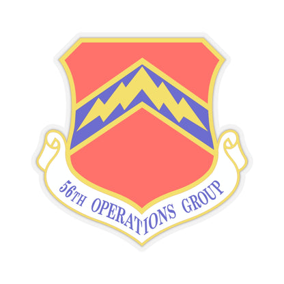 56th Operations Group (U.S. Air Force) STICKER Vinyl Kiss-Cut Decal-4" × 4"-Transparent-The Sticker Space