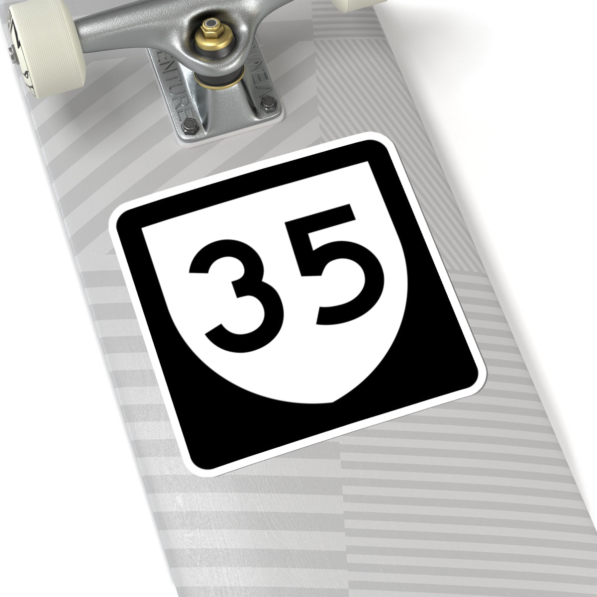 PR urban primary 35 (Puerto Rico) (Road Sign) STICKER Vinyl Kiss-Cut Decal
