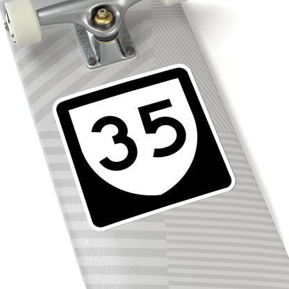 PR urban primary 35 (Puerto Rico) (Road Sign) STICKER Vinyl Kiss-Cut Decal