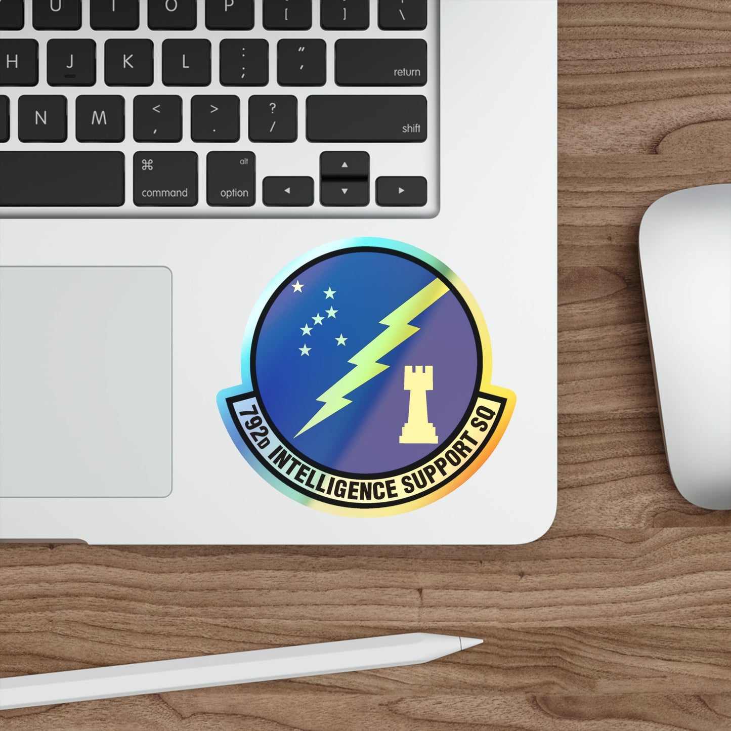 792d Intelligence Support Squadron (U.S. Air Force) Holographic STICKER Die-Cut Vinyl Decal-The Sticker Space