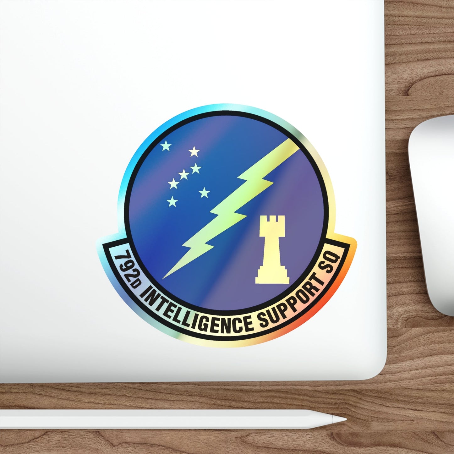 792d Intelligence Support Squadron (U.S. Air Force) Holographic STICKER Die-Cut Vinyl Decal-The Sticker Space