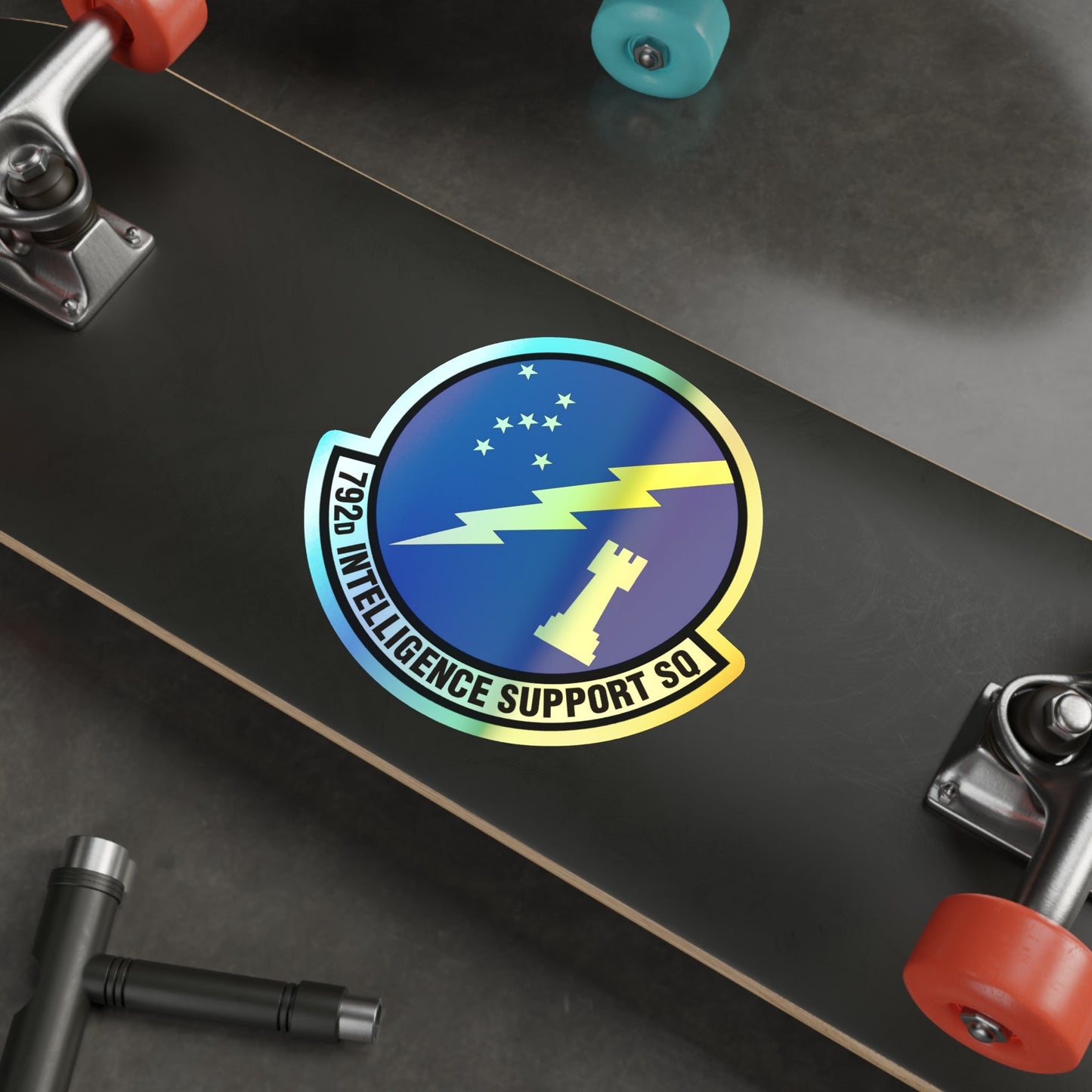 792d Intelligence Support Squadron (U.S. Air Force) Holographic STICKER Die-Cut Vinyl Decal-The Sticker Space