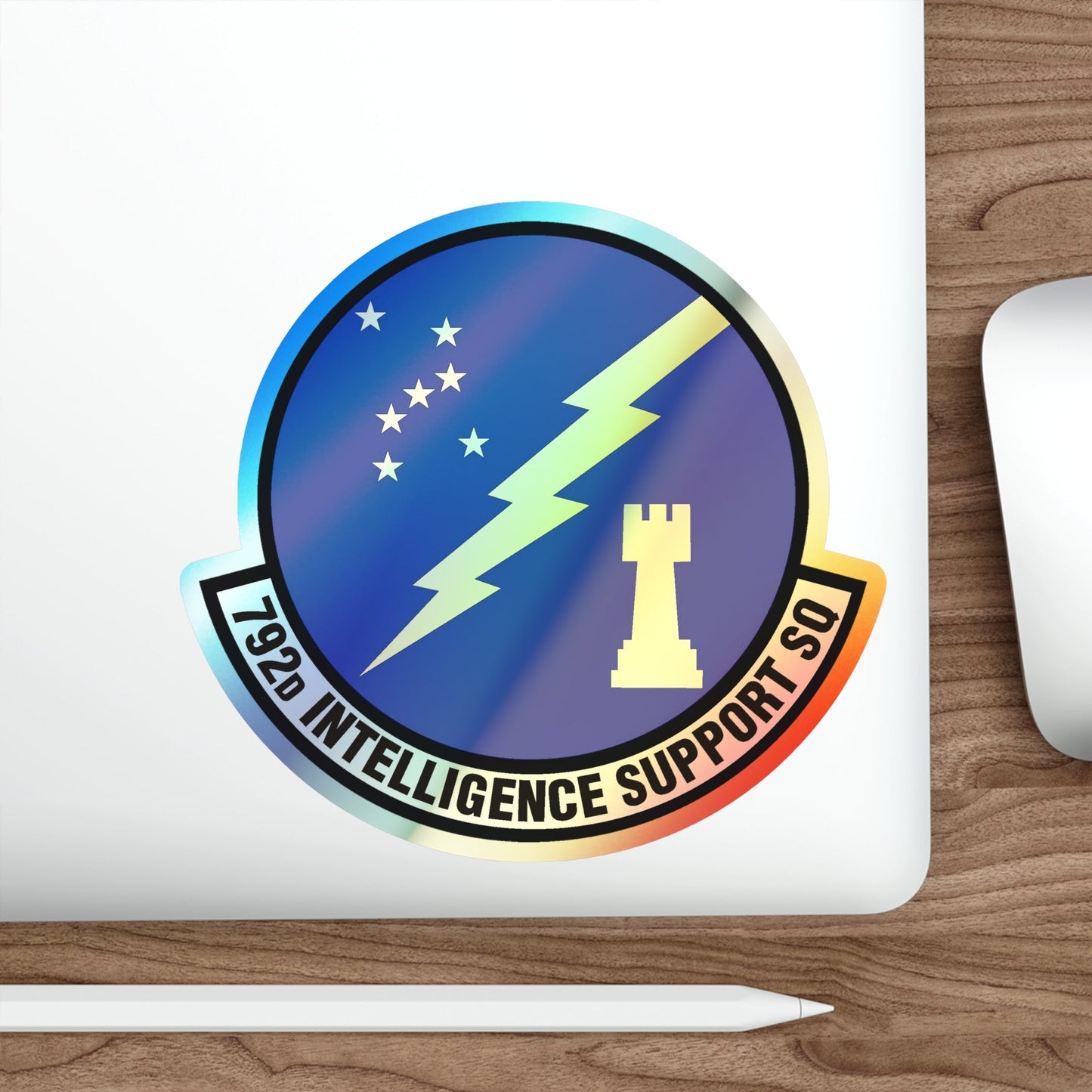 792d Intelligence Support Squadron (U.S. Air Force) Holographic STICKER Die-Cut Vinyl Decal-The Sticker Space