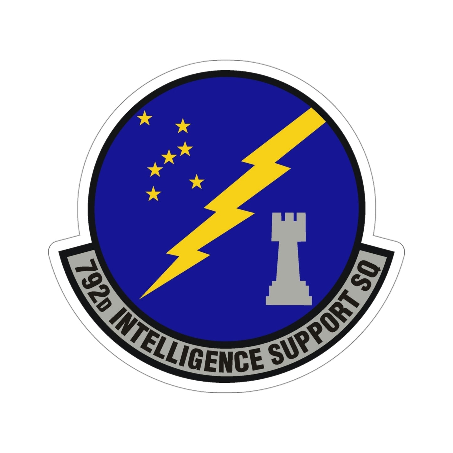 792d Intelligence Support Squadron (U.S. Air Force) STICKER Vinyl Die-Cut Decal-4 Inch-The Sticker Space